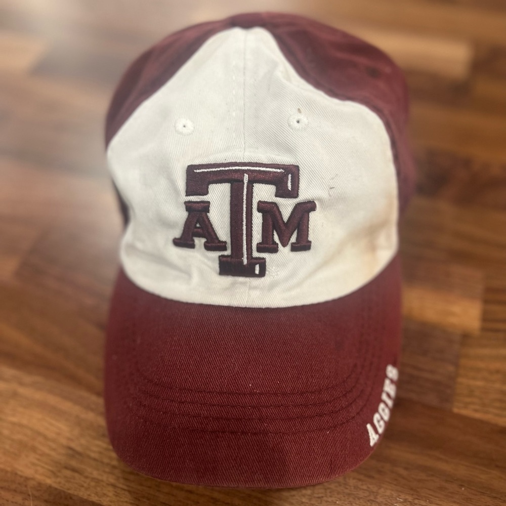 Classic Maroon and White Logo Cap
